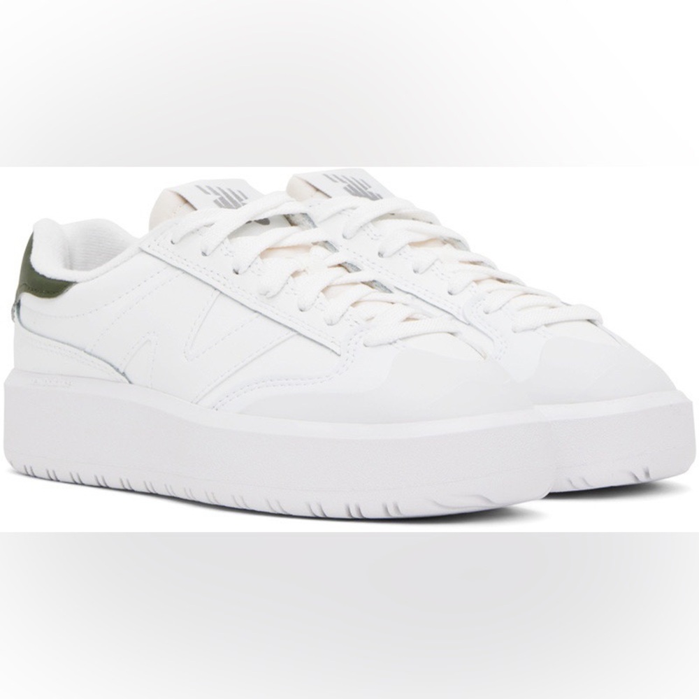 New Balance White & Green CT302 Sneakers -Size 6.5 (Woman’s 8) BNIB